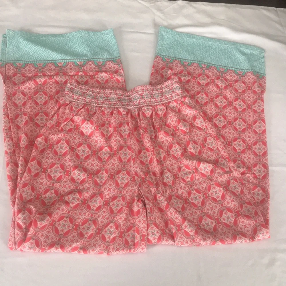 Cabana Life Palazzo Beach Pants Coral Tides Size XS - Picture 4 of 11